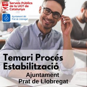 Temari Procés Estabilització Ajuntament Prat Llobregat (2024)