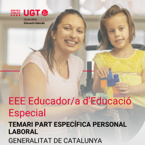 Curs Temari Específic EEE Educador/a d'Educació Especial - Personal Laboral Generalitat de Catalunya (Edició 1)
