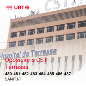 Curs Oposicions Consorci Sanitari de Terrassa CST (AUTOFORMATIU)
