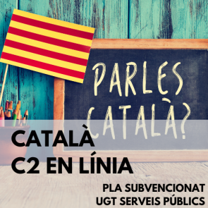 Preinscripció pel curs: CATALÀ C2 en línea (Dissabte)